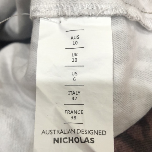 Nicholas Twill Leopard Mini Dress Size 6 Tan - Picture 5 of 8